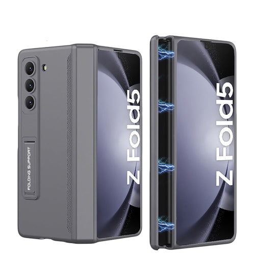 Magnetic Hinge Hidden Bracket All-included Case For Samsung Galaxy Z Fold 5/4/3 5G - mycasety2023 Mycasety