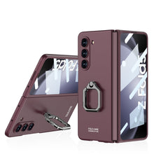 Load image into Gallery viewer, Luxury All-inclusive Ring Holder Phone Case With Back Screen Protector For Samsung Galaxy Z Fold 5/4/3 5G - mycasety2023 Mycasety
